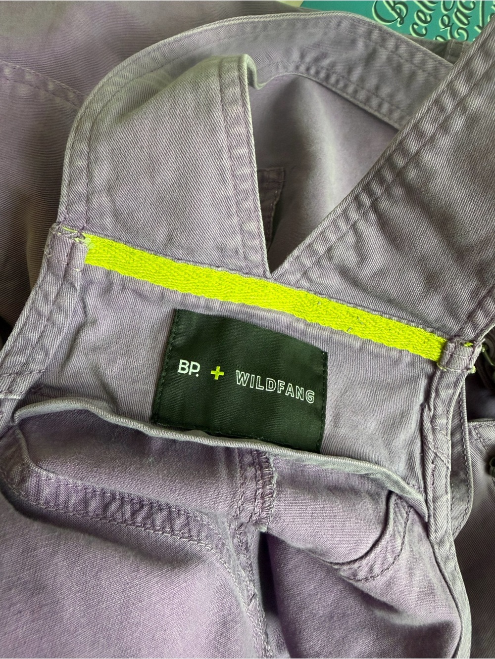 Wildfang Purple Ombre Cotton Overalls - Size 2X - Picture 6 of 6